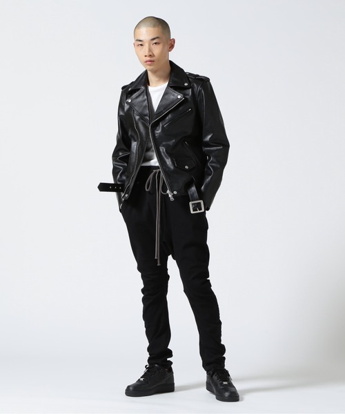 ROYAL FLASH(ロイヤルフラッシュ)の「A.F ARTEFACT/エーエフ・アーティファクト/Stretch Denim Sarouel Skinny/ ストレッチサルエルスキニーデニム(デニムパンツ・メンズ・ブラック・1/2/3)」の3枚目の写真