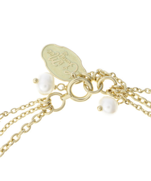 Chang Mee（チャンミー）の「Marlene K18 パールアンクレット（アンクレット・レディース・ホワイト・-）」の5枚目の写真