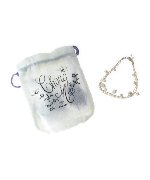 Chang Mee（チャンミー）の「Marlene K18 パールアンクレット（アンクレット・レディース・ホワイト・-）」の9枚目の写真