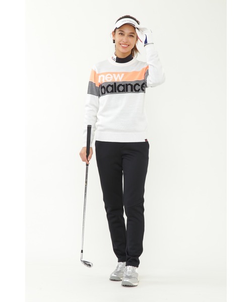 New Balance Golf(ニューバランスゴルフ)の「【new balance golf】インレイ裏起毛 スウェット テーパード ジョガーパンツ (WOMENS SPORT)(スウェットパンツ・レディース・グレー/ブラック・LARGE/SMALL/MEDIUM)」の4枚目の写真