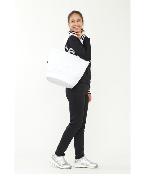 New Balance Golf(ニューバランスゴルフ)の「【new balance golf】インレイ裏起毛 スウェット テーパード ジョガーパンツ (WOMENS SPORT)(スウェットパンツ・レディース・グレー/ブラック・LARGE/SMALL/MEDIUM)」の6枚目の写真