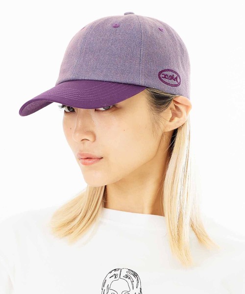 X-girl（エックスガール）の「OVERDYED CAP（キャップ・レディース・パープル/ブラウン・ONE SIZE）」の13枚目の写真
