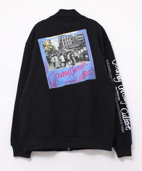 RNA(アールエヌエー)の「M2024 PINK MOTEL カルチャーフォトプリントスタジャン(スタジャン・レディース・ブラック・MEDIUM)」の3枚目の写真