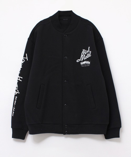 RNA(アールエヌエー)の「M2024 PINK MOTEL カルチャーフォトプリントスタジャン(スタジャン・レディース・ブラック・MEDIUM)」の2枚目の写真