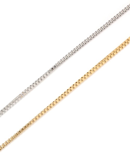 niko and...（ニコアンド）の「ベネチアンステンレスネックレス（ネックレス・メンズ・グレー/イエロー・FREE）」の5枚目の写真