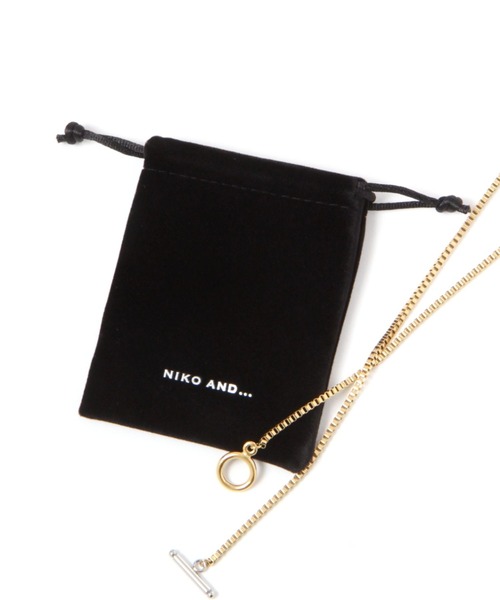 niko and...（ニコアンド）の「ベネチアンステンレスネックレス（ネックレス・メンズ・グレー/イエロー・FREE）」の4枚目の写真