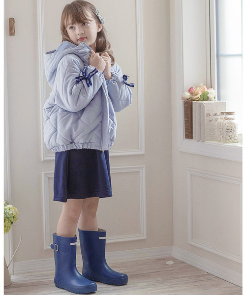 Catherine Cottage（キャサリンコテージ）の「ベーシックレインブーツ（レインシューズ・キッズ・ネイビー/サックスブルー/ブラック・18/19/20/21/22/23）」の13枚目の写真