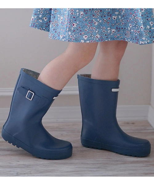 Catherine Cottage（キャサリンコテージ）の「ベーシックレインブーツ（レインシューズ・キッズ・ネイビー/サックスブルー/ブラック・18/19/20/21/22/23）」の11枚目の写真