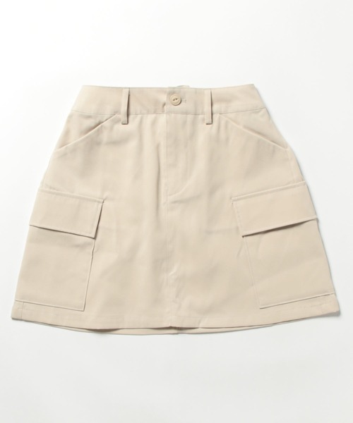 moment+（モーメントプラス）の「ミニカーゴスカート（スカート・レディース・アイボリー/ベージュ/カーキ/ブラック・M/S/L）」の11枚目の写真