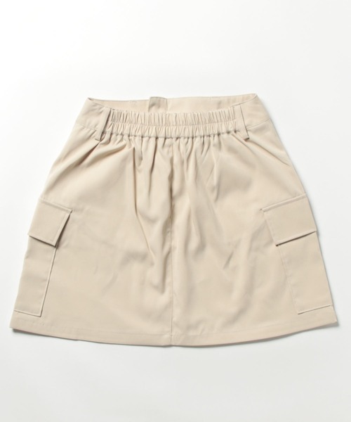 moment+（モーメントプラス）の「ミニカーゴスカート（スカート・レディース・アイボリー/ベージュ/カーキ/ブラック・M/S/L）」の9枚目の写真