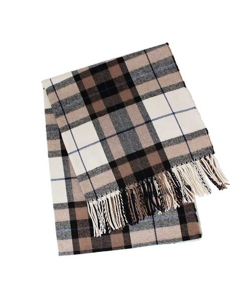 14+（イチヨンプラス）の「ウォッシャブルチェックストール（ストール/ショール・レディース・レッド/グレー/ブルー/オレンジ/イエロー・FREE）」の2枚目の写真