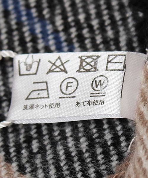 14+（イチヨンプラス）の「ウォッシャブルチェックストール（ストール/ショール・レディース・レッド/グレー/ブルー/オレンジ/イエロー・FREE）」の14枚目の写真