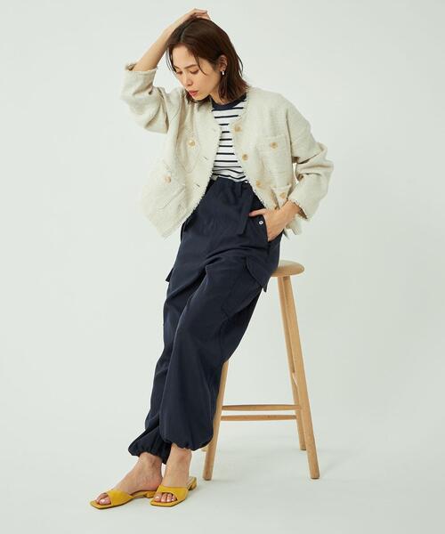 green label relaxing(グリーンレーベルリラクシング)の「<MFG> サロペット パンツ(その他パンツ・レディース・ライトピンク/ベージュ/ネイビー・FREE)」の2枚目の写真