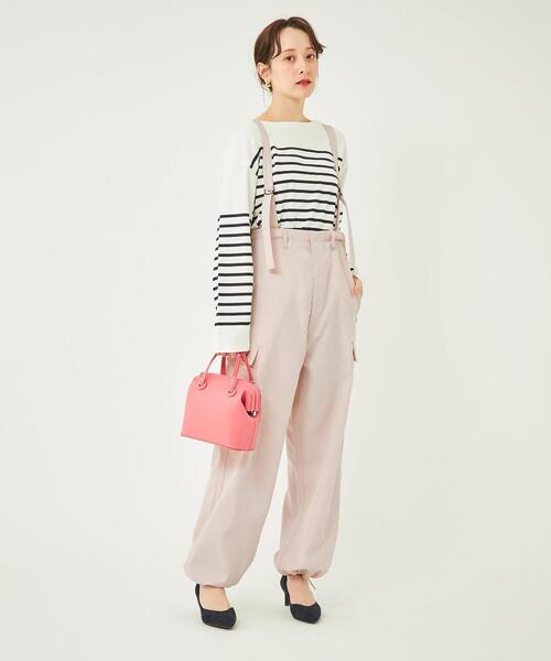 green label relaxing(グリーンレーベルリラクシング)の「<MFG> サロペット パンツ(その他パンツ・レディース・ライトピンク/ベージュ/ネイビー・FREE)」の3枚目の写真