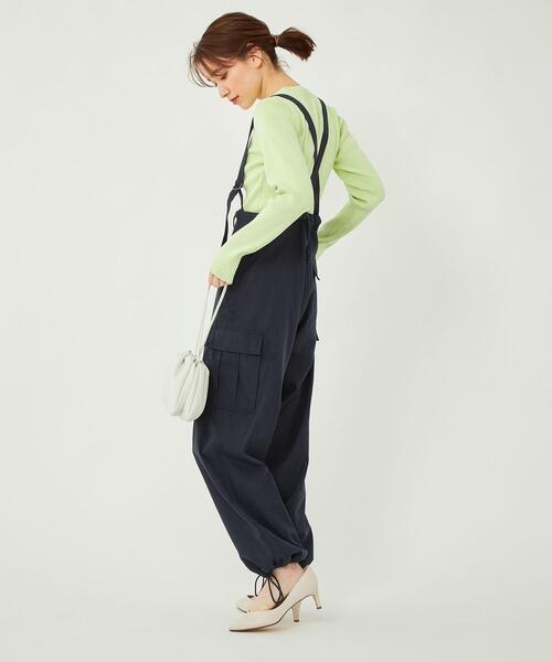 green label relaxing(グリーンレーベルリラクシング)の「<MFG> サロペット パンツ(その他パンツ・レディース・ライトピンク/ベージュ/ネイビー・FREE)」の7枚目の写真
