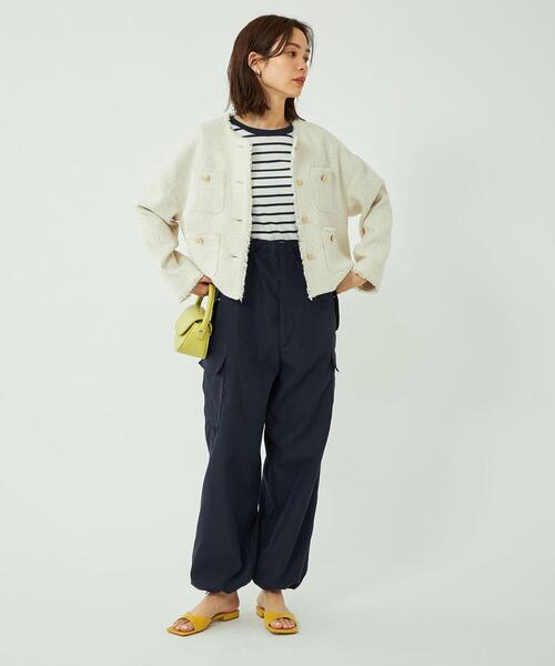 green label relaxing(グリーンレーベルリラクシング)の「<MFG> サロペット パンツ(その他パンツ・レディース・ライトピンク/ベージュ/ネイビー・FREE)」の10枚目の写真