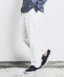 CTN TWILL 2TUCK WIDE TAPERED PANTS:コットンツイル 2タック ワイド テーパード パンツ 23SS