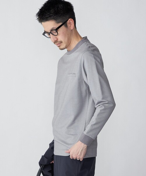 SHIPS（シップス）の「*SHIPS:〈抗菌・防臭加工〉テレワーク ビズ 鹿の子 クルーネック ポケット Tシャツ(ロンT)（Tシャツ/カットソー・メンズ・グレー/ナチュラル/ベージュ/ロイヤルブルー・SMALL/MEDIUM/LARGE/X-LARGE/XX-LARGE）」の14枚目の写真