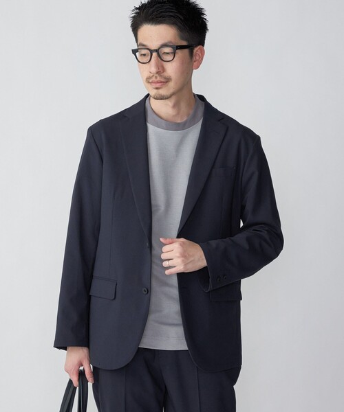 SHIPS（シップス）の「*SHIPS:〈抗菌・防臭加工〉テレワーク ビズ 鹿の子 クルーネック ポケット Tシャツ(ロンT)（Tシャツ/カットソー・メンズ・グレー/ナチュラル/ベージュ/ロイヤルブルー・SMALL/MEDIUM/LARGE/X-LARGE/XX-LARGE）」の17枚目の写真