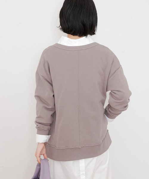 URBAN RESEARCH Sonny Label（アーバンリサーチサニーレーベル）の「スウェットカーディガン（カーディガン/ボレロ・レディース・ブラック/ベージュ系その他/ライトグレー/ミント・FREE）」の13枚目の写真