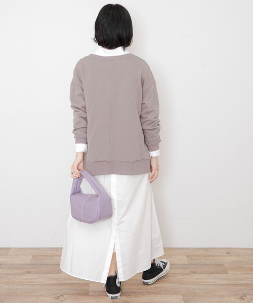 URBAN RESEARCH Sonny Label（アーバンリサーチサニーレーベル）の「スウェットカーディガン（カーディガン/ボレロ・レディース・ブラック/ベージュ系その他/ライトグレー/ミント・FREE）」の16枚目の写真