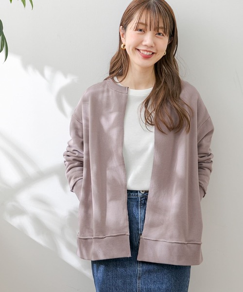 URBAN RESEARCH Sonny Label（アーバンリサーチサニーレーベル）の「スウェットカーディガン（カーディガン/ボレロ・レディース・ブラック/ベージュ系その他/ライトグレー/ミント・FREE）」の18枚目の写真