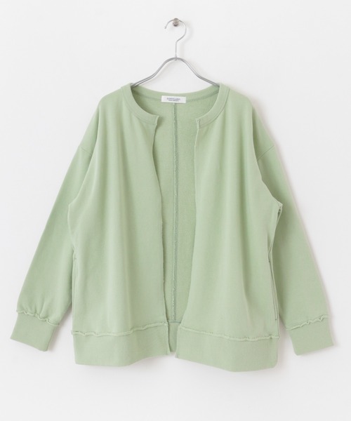 URBAN RESEARCH Sonny Label（アーバンリサーチサニーレーベル）の「スウェットカーディガン（カーディガン/ボレロ・レディース・ブラック/ベージュ系その他/ライトグレー/ミント・FREE）」の8枚目の写真