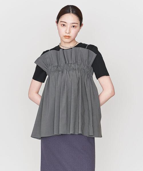 ASTRAET（アストラット）の「＜ASTRAET＞LI/CEL フリルトップ キャミソール（キャミソール・レディース・グレー/ナチュラル・FREE）」の15枚目の写真