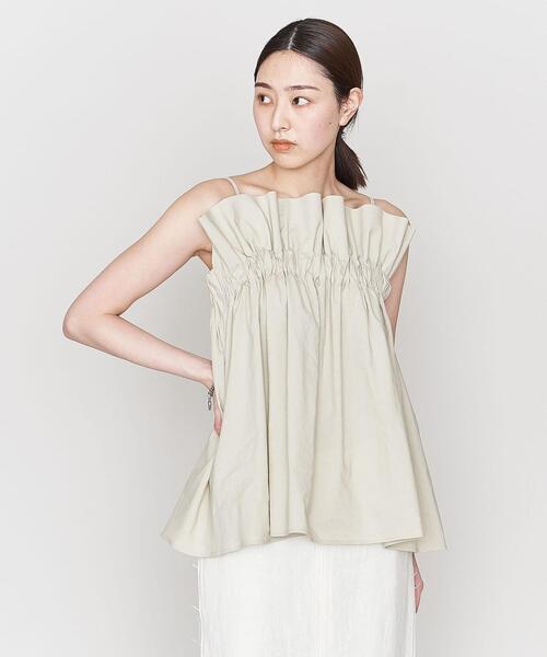 ASTRAET（アストラット）の「＜ASTRAET＞LI/CEL フリルトップ キャミソール（キャミソール・レディース・グレー/ナチュラル・FREE）」の18枚目の写真