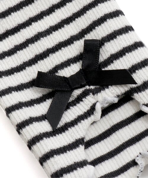 apres les cours（アプレレクール）の「後ろスリットリボンレギンス（レギンス/スパッツ・キッズ・その他3/アイボリー/チャコール・90/100/120/130/80/110）」の6枚目の写真