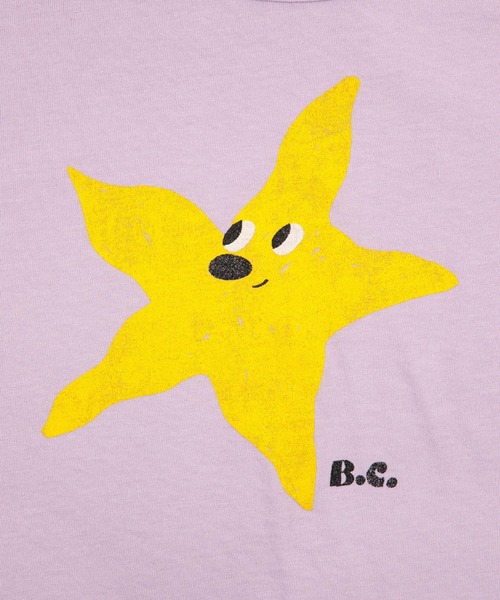 BOBO CHOSES（ボボショーズ）の「Starfish T-shirt（Tシャツ/カットソー・キッズ・ライトパープル・9M/24M/18M/12M/6M）」の4枚目の写真