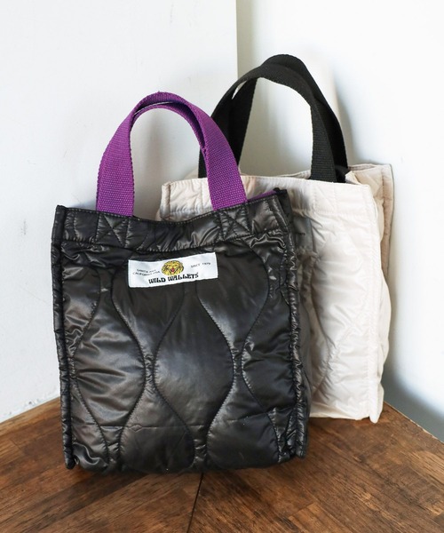 PAGEBOY(ページボーイ)の「PBLIM/WWキルティングトート(ショルダーバッグ・レディース・ブラック/オフホワイト/グリーン/ブラック×グリーン/グレー系その他/カーキ系/ベージュ系その他・FREE)」の3枚目の写真