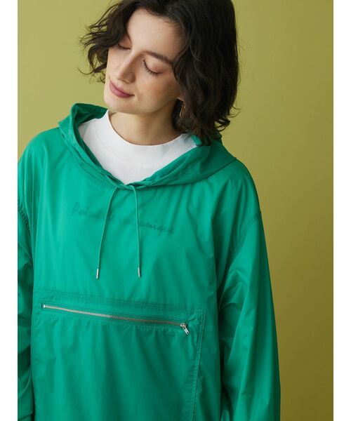 CRAFT STANDARD BOUTIQUE(クラフトスタンダードブティック)の「PointモックネックロンTee(Tシャツ/カットソー・レディース・グリーン/ブラック・FREE)」の10枚目の写真