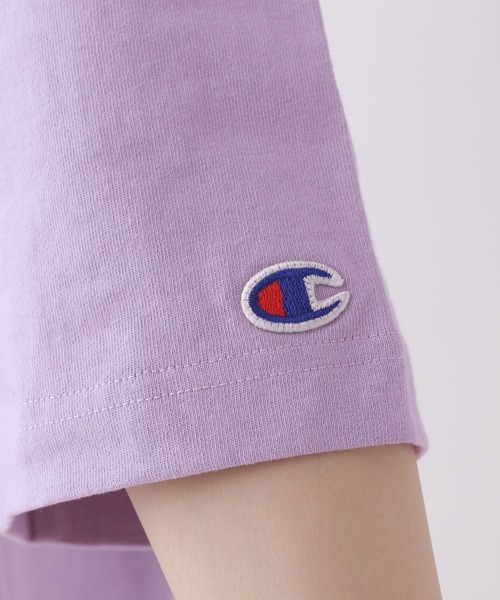 repipi armario（レピピ アルマリオ）の「【champion/チャンピオン×repipi】カレッジロゴワイドT（Tシャツ/カットソー・キッズ・パープル/アイボリー/オートミール/スミクロ/イエロー系/ブルーグリーン・SMALL/MEDIUM/LARGE）」の15枚目の写真