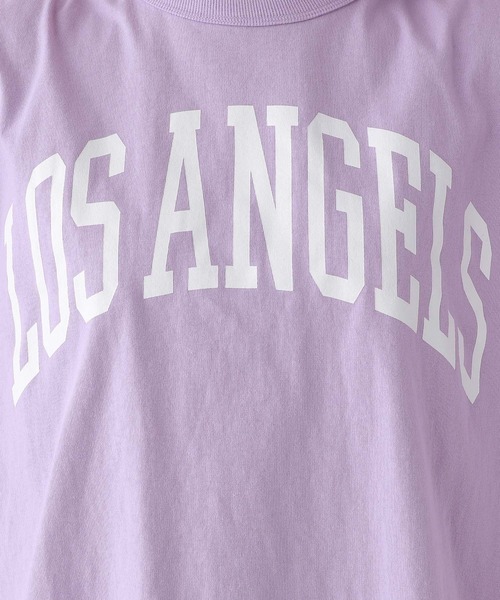 repipi armario（レピピ アルマリオ）の「【champion/チャンピオン×repipi】カレッジロゴワイドT（Tシャツ/カットソー・キッズ・パープル/アイボリー/オートミール/スミクロ/イエロー系/ブルーグリーン・SMALL/MEDIUM/LARGE）」の12枚目の写真