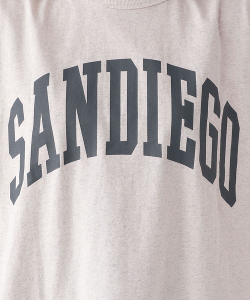 repipi armario（レピピ アルマリオ）の「【champion/チャンピオン×repipi】カレッジロゴワイドT（Tシャツ/カットソー・キッズ・パープル/アイボリー/オートミール/スミクロ/イエロー系/ブルーグリーン・SMALL/MEDIUM/LARGE）」の9枚目の写真