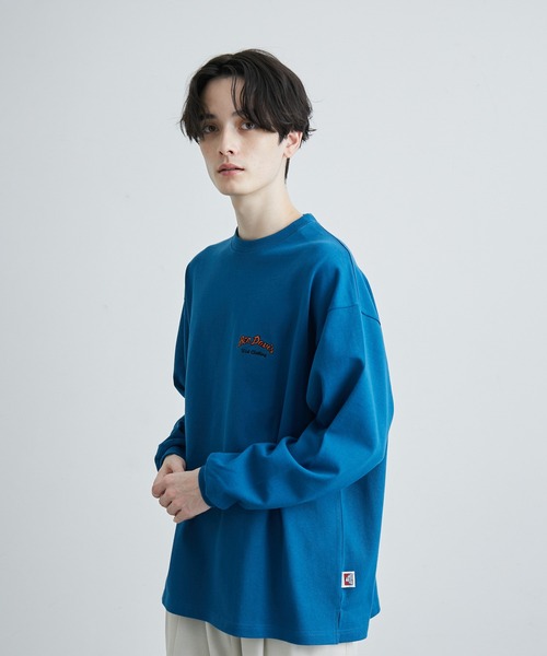 JUNRED(ジュンレッド)の「BENDAVIS ホットドックロングTシャツ(Tシャツ/カットソー・メンズ・ホワイト/パープル/グリーン系その他・M/LL/L)」の6枚目の写真