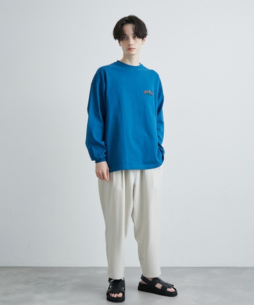 JUNRED(ジュンレッド)の「BENDAVIS ホットドックロングTシャツ(Tシャツ/カットソー・メンズ・ホワイト/パープル/グリーン系その他・M/LL/L)」の12枚目の写真