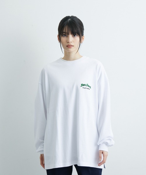 JUNRED(ジュンレッド)の「BENDAVIS ホットドックロングTシャツ(Tシャツ/カットソー・メンズ・ホワイト/パープル/グリーン系その他・M/LL/L)」の16枚目の写真