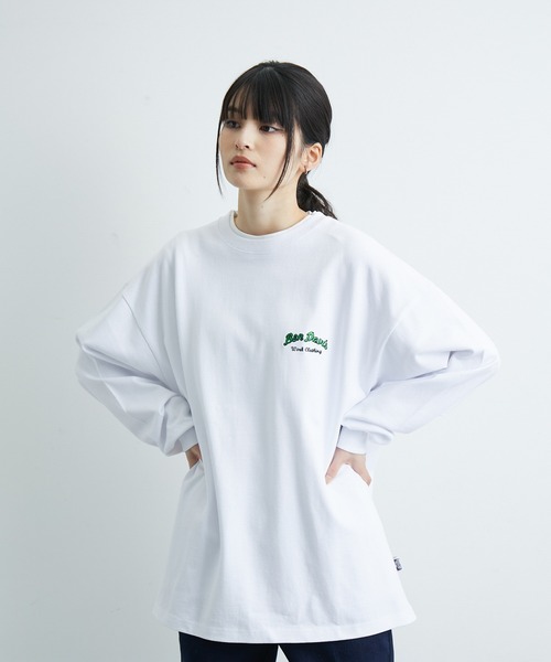 JUNRED(ジュンレッド)の「BENDAVIS ホットドックロングTシャツ(Tシャツ/カットソー・メンズ・ホワイト/パープル/グリーン系その他・M/LL/L)」の17枚目の写真