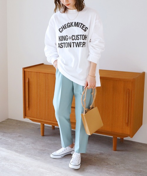 reca(レカ)の「ロゴ入りロンT(Tシャツ/カットソー・レディース・ホワイト/ブルー/ブラック・FREE)」の19枚目の写真