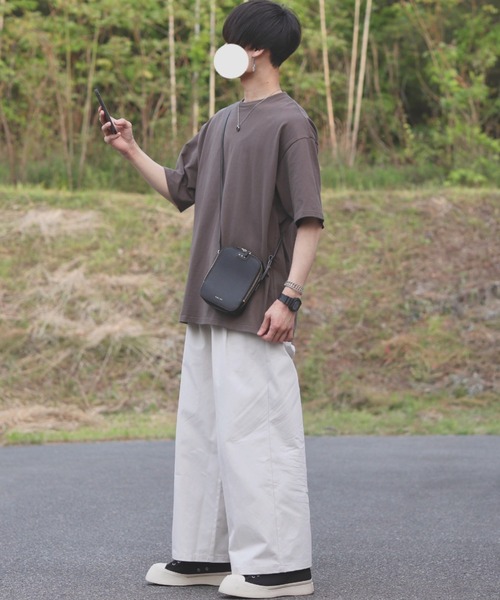 INTER FACTORY（インターファクトリー）の「ファッションインフルエンサー DAISUKE - 2タックルーズボリュームワイドパンツ（その他パンツ・メンズ・アイボリー/ブラック・SMALL/MEDIUM/LARGE）」の13枚目の写真