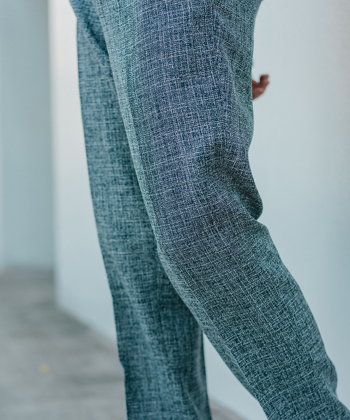 EDIFICE（エディフィス）の「スラブツイード 1タック スラックス【セットアップ着用可】（スラックス・メンズ・ネイビー/ダークブルー・SMALL/MEDIUM/LARGE/X-LARGE）」の6枚目の写真