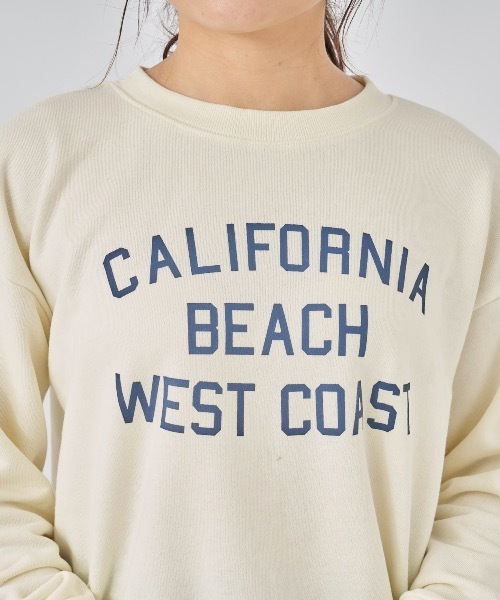 Ocean Pacific(オーシャンパシフィック)の「【OP:オーピー】レディースカレッジスウェット トレーナー(スウェット・レディース・アイボリー/ブルー/ベージュ・MEDIUM/LARGE/X-LARGE/SMALL)」の12枚目の写真