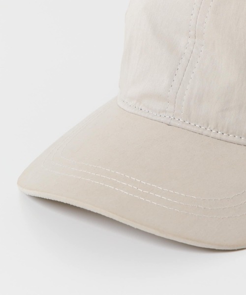URBAN RESEARCH DOORS（アーバンリサーチドアーズ）の「ワッシャーナイロンキャップ（キャップ・レディース・アイボリー/ブラック・-）」の3枚目の写真