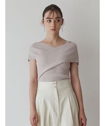 LAGUNAMOON | クロスリブニットプルオーバー(ニット/セーター)