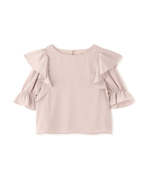 PROPORTION BODY DRESSING(プロポーションボディドレッシング)の「ラッフルブラウス / 1213110402(シャツ/ブラウス・レディース・ダークグレー/グレー/ピンク・FREE)」の21枚目の写真