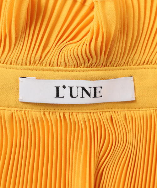 L'UNE/リュンヌ】別注プリーツフリルブラウス（シャツ/ブラウス