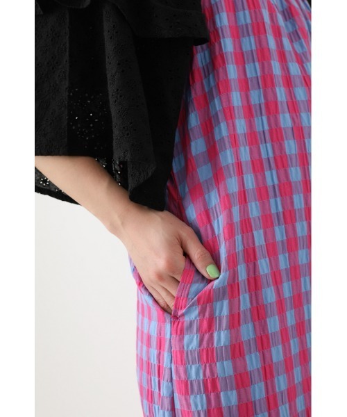 RODEO CROWNS WIDE BOWL（ロデオクラウンズワイドボウル）の「Colorfulギンガムキャミワンピース（ワンピース・レディース・オレンジ系その他/ブルー系その他3/ピンク系その他・FREE）」の9枚目の写真