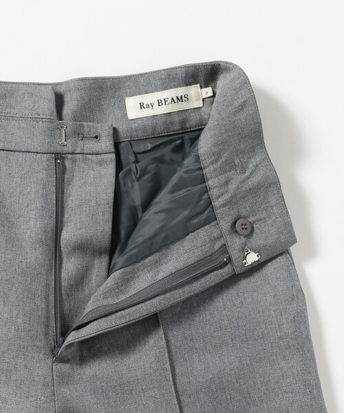 Ray BEAMS（レイビームス）の「Ray BEAMS / ピンタック ショートパンツ（その他パンツ・レディース・ライトグレー/ダークブラウン・0/1）」の18枚目の写真